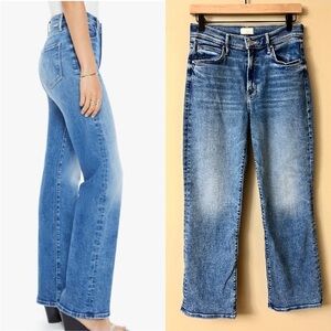 MOTHER The Lil' Kick It High Rise Jeans - Bitchin Wash SZ 28 Petite Friendly